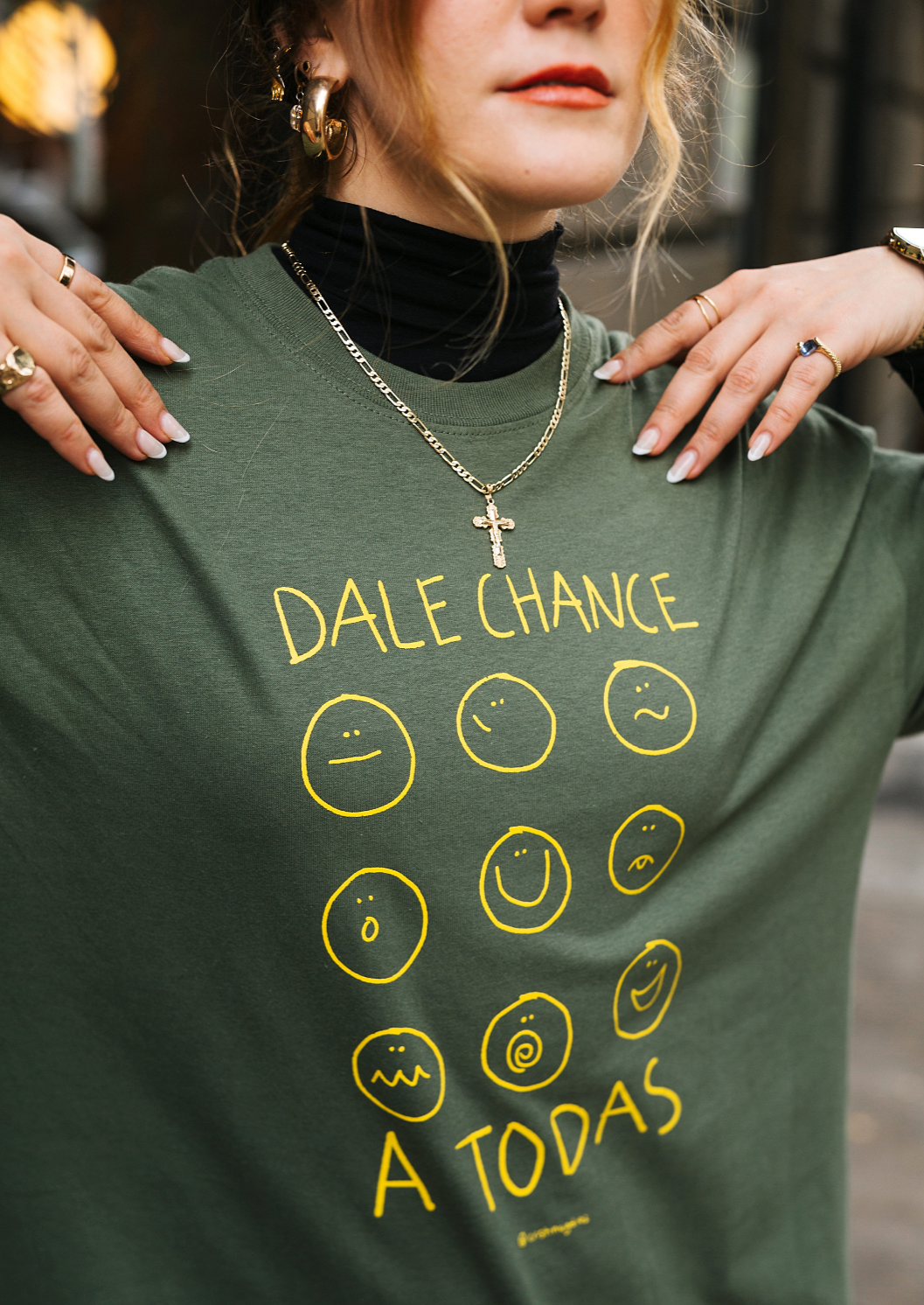 dale chance a todas | tshirt | olivo