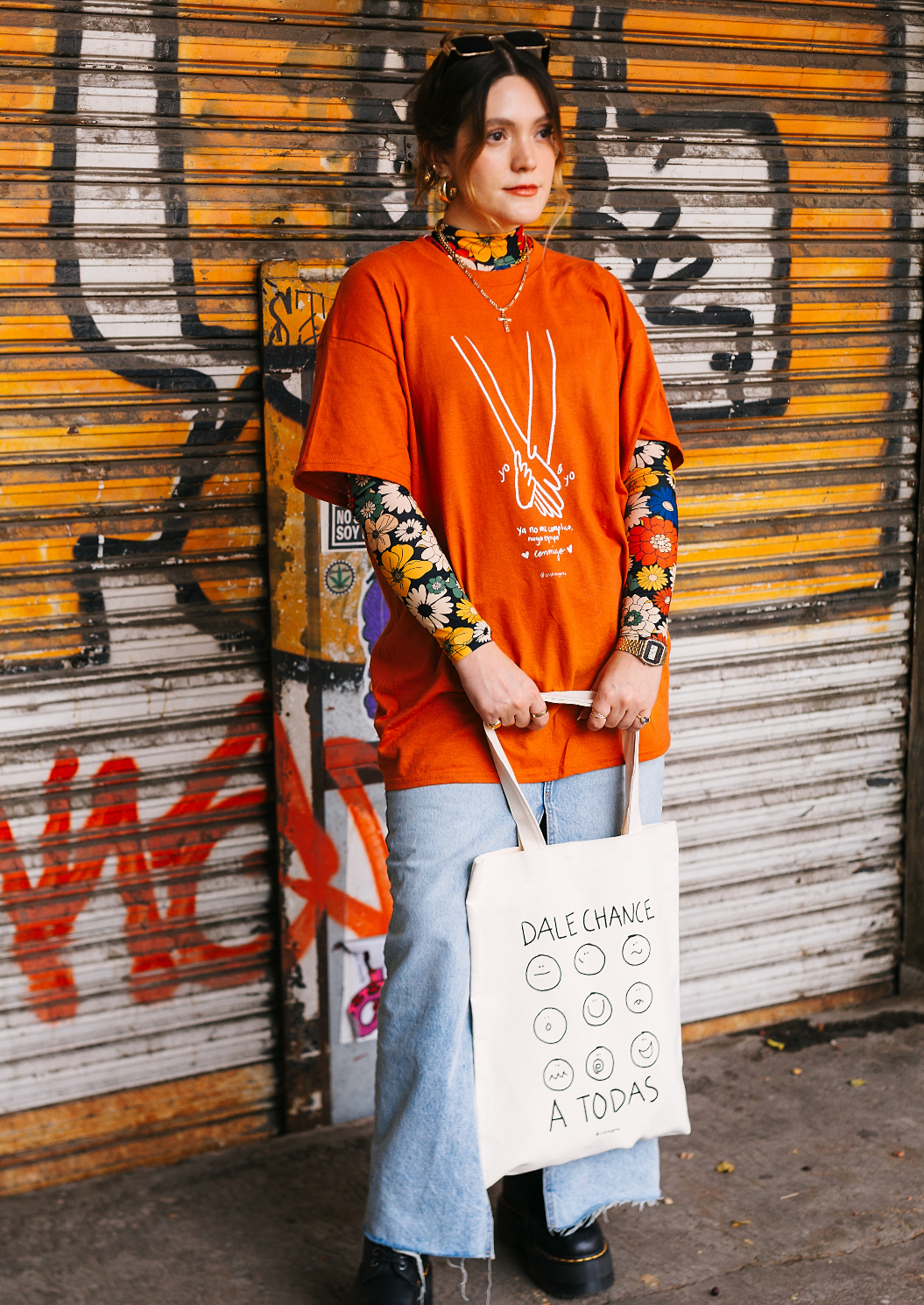 dale chance a todas | tote bag | beige