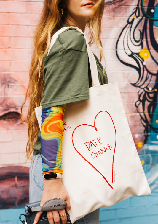 date chance | tote bag | beige