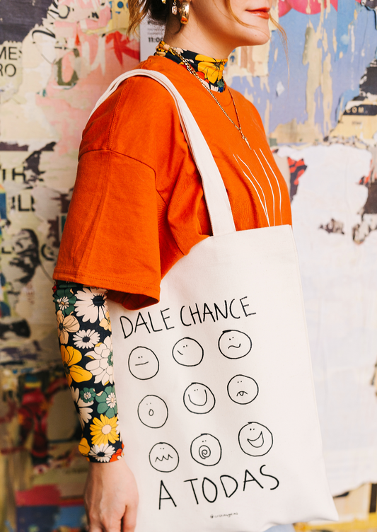 dale chance a todas | tote bag | beige